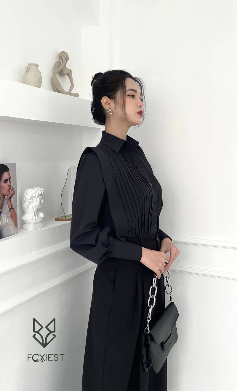 áo plait shirt foxiest store
