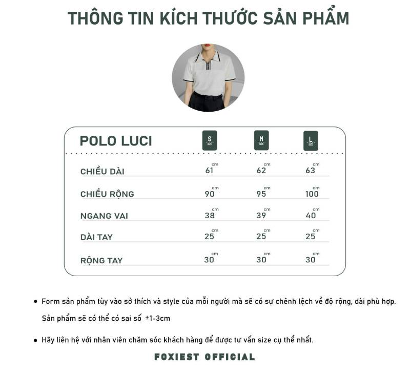 áo polo luci foxiest store
