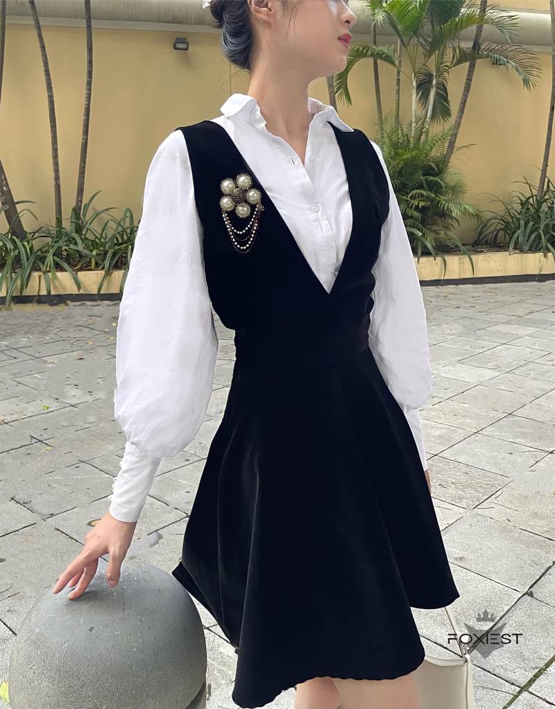váy luna dress foxiest store
