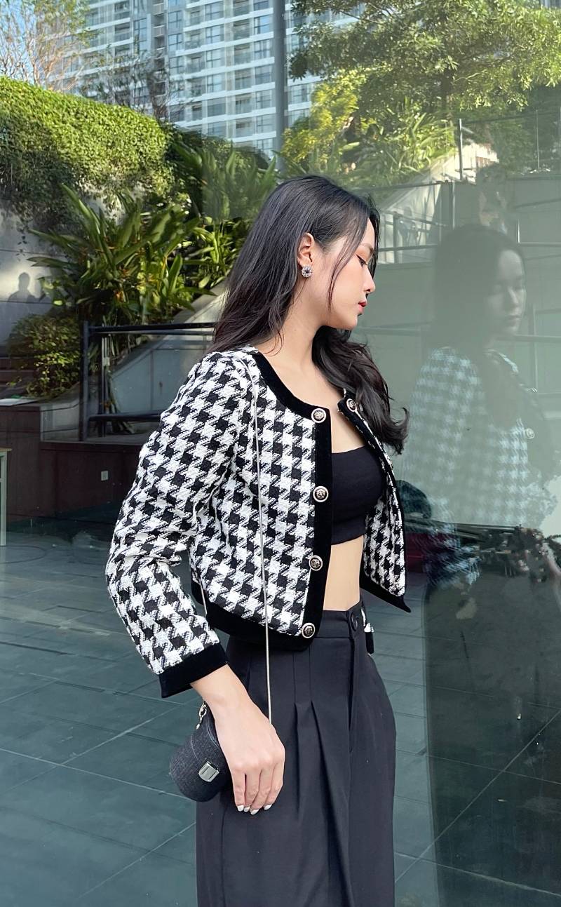 áo zigzag coat foxiest store