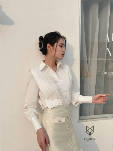áo plait shirt foxiest store