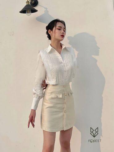 áo plait shirt foxiest store