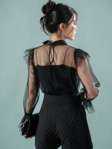 áo trelis shirt quần shorts lala foxiest store